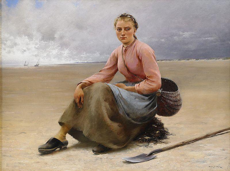 August Hagborg Bretagne oil painting image
